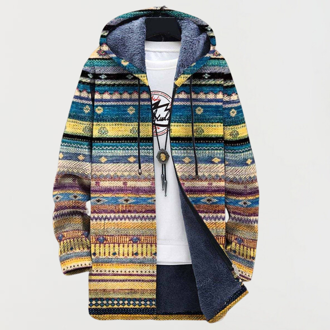 Lila | Cardigan Tribale Wave